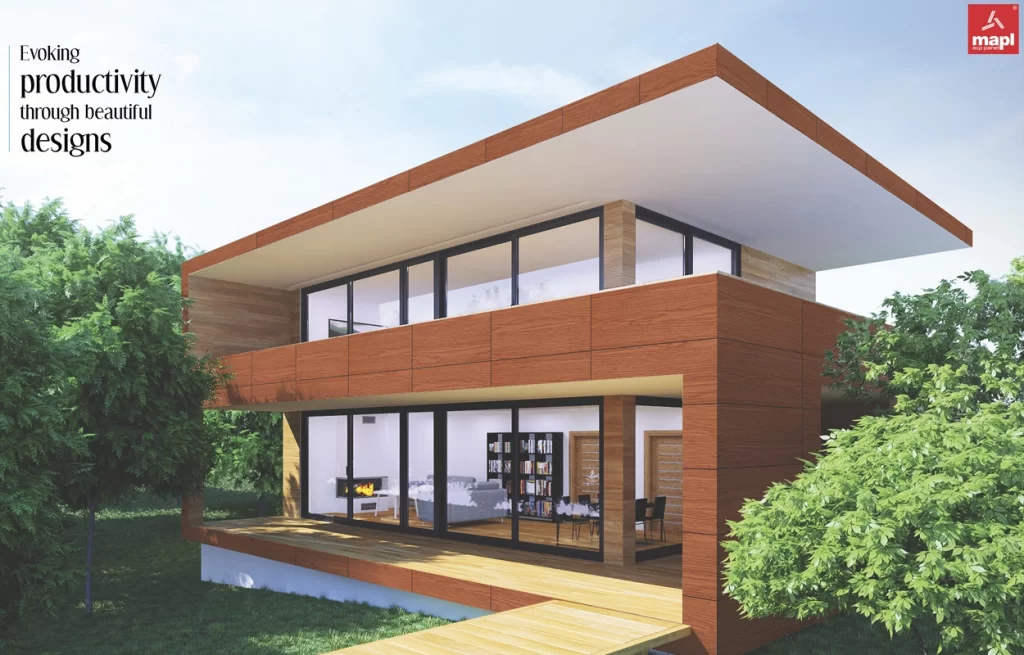 acp sheet front elevation design