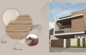 acp sheet wooden colour